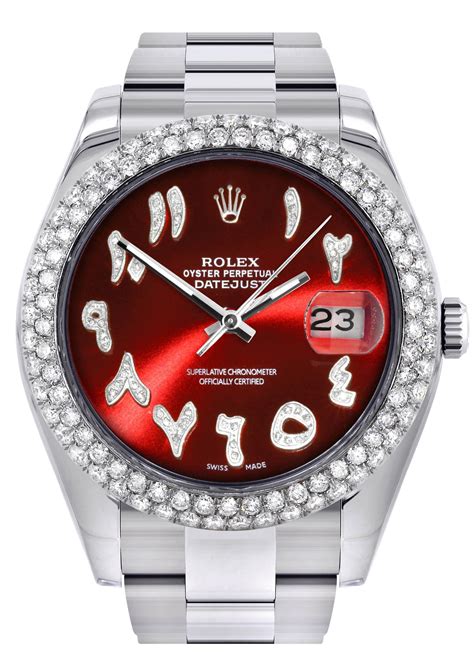 rolex datejust red numbers|rolex datejust price.